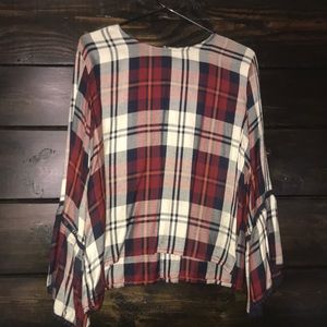 Flannel Flowy Shirt Perfect for Fall